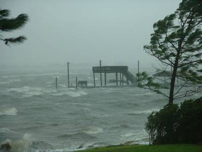 Tropical Storm Drenches the Gulf Coast
